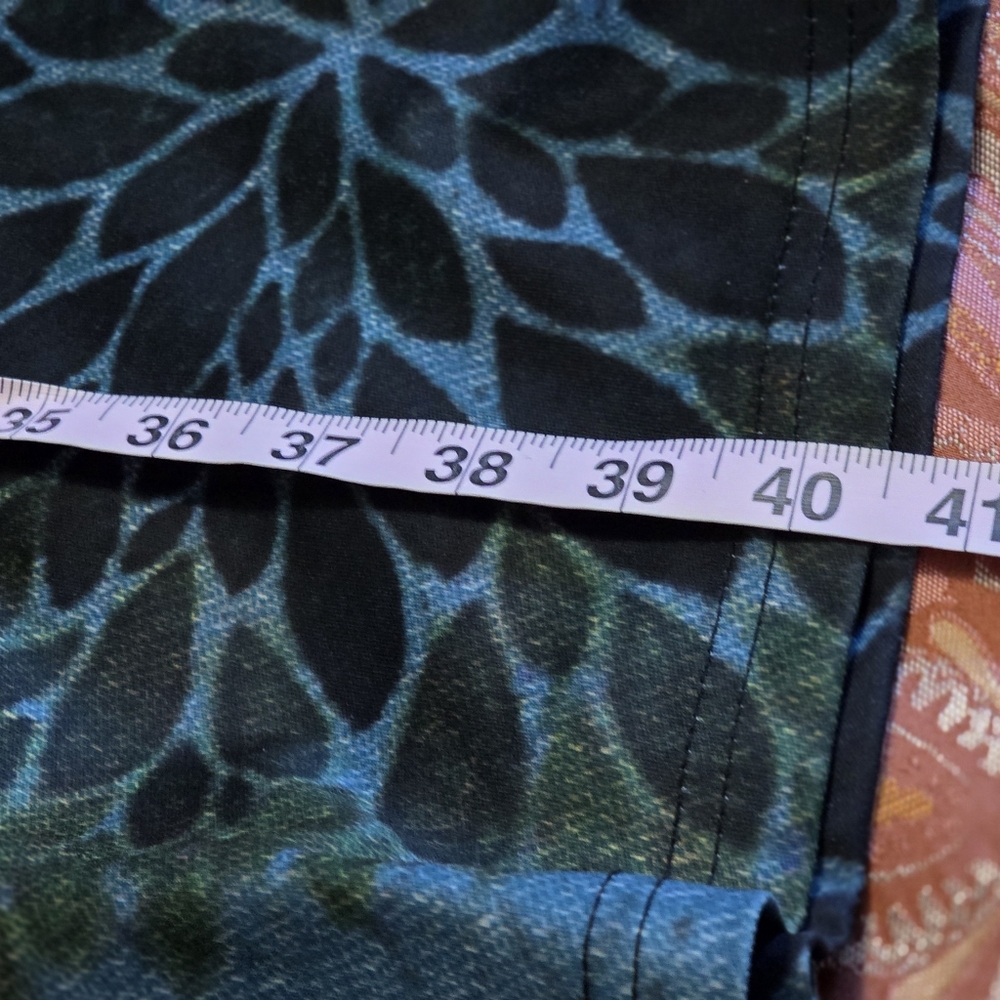 Source Unknown Multicolor Floral Wide Leg Pants - Picture 6 of 9